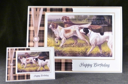 Vintage Hunting Dogs Mini Kit by Michelle Chivers