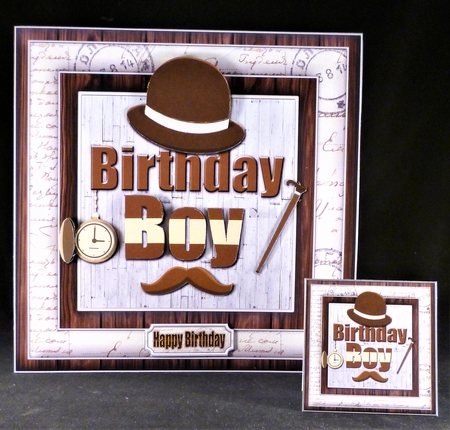 Birthday Boy 8x8 Mini Kit by Michelle Chivers