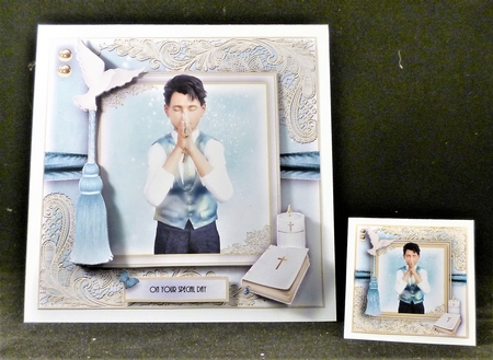 Communion Teen Boy Card Front Kit by Michelle Chivers