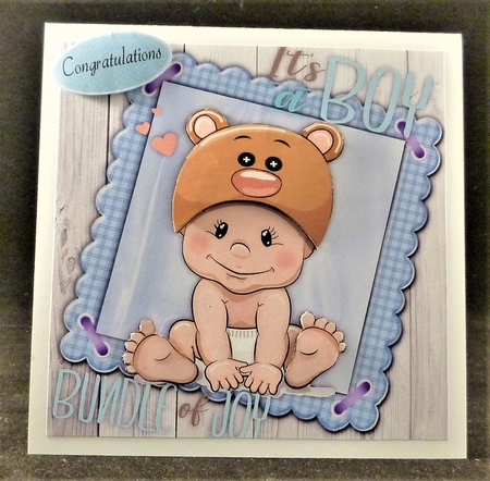 Baby Boy 8x8  by Michelle Chivers