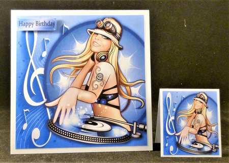 The Female DJ 8x8 by Michelle Chivers