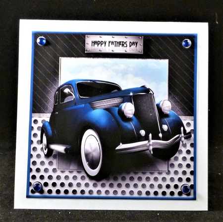 Car Series - Card Topper - Vintage 1 by Michelle Chivers