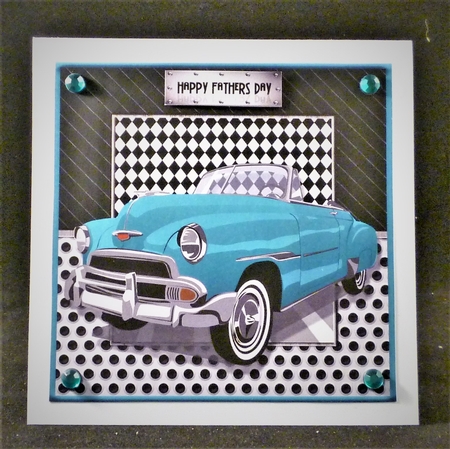 Car Series - Card Topper - Cadillac by Michelle Chivers