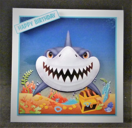 BRUCE THE SHARK QUICK CARD SHEET by Michelle Chivers