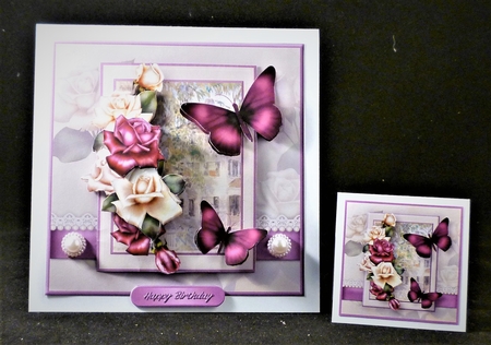 Summer Villa Decoupage Card Mini Kit by Michelle Chivers