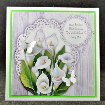 Those We Love Dont Go Away Lilllys 8x8 by Michelle Chivers