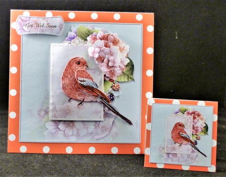 Pretty In Pastel Birds and Floral 5 by Michelle Chivers