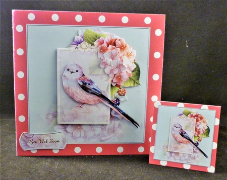 Pretty In Pastel Birds and Floral 8 by Michelle Chivers
