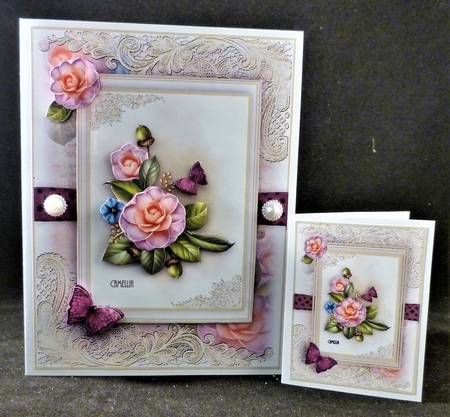 A5 flora and lace (without Tassles) Bumper Kit by Michelle Chivers