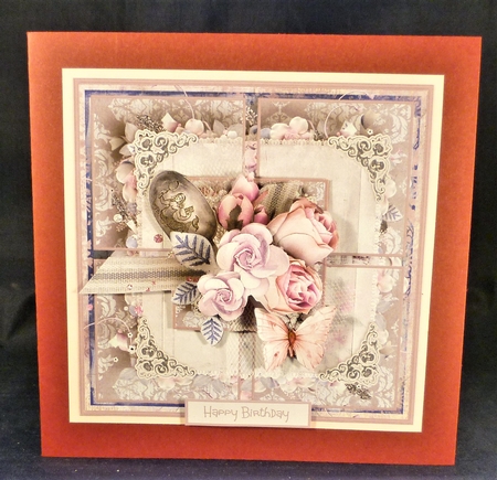 Pink vintage rose by Michelle Chivers