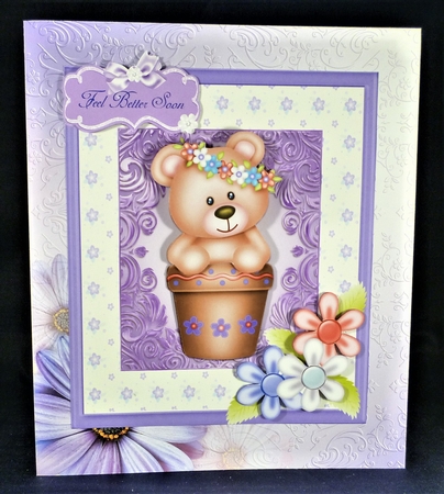 Friends are like Flowers - Various Occasions Card by Michelle Chivers