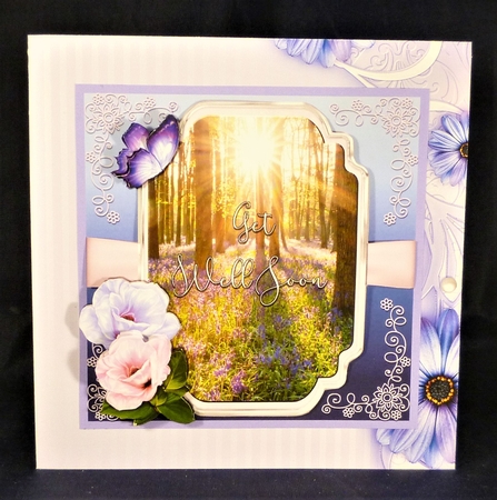 BLUEBELL WOODS 7x7 by Michelle Chivers