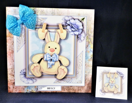 Bunnys Wash Day Boy by Michelle Chivers