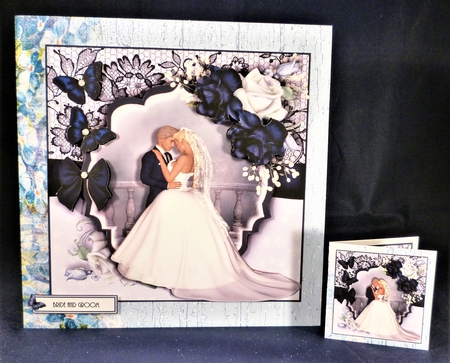 Navy Blue Themed Wedding Card Kit  by Michelle Chivers