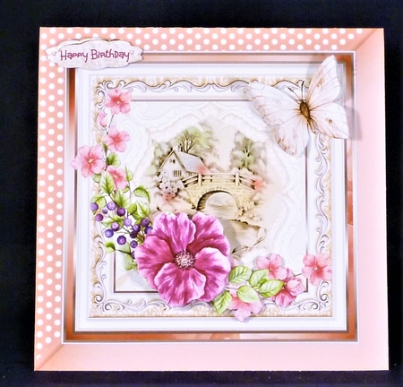 Wild rose 7x7 by Michelle Chivers