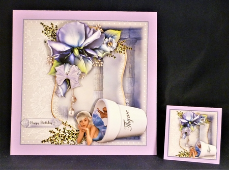 The Garden Fairy Thyme Card Kit by Michelle Chivers