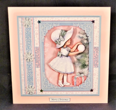 DECORATING THE TREE Christmas 7.8 Decoupage & Insert Mini Kit by Michelle Chivers