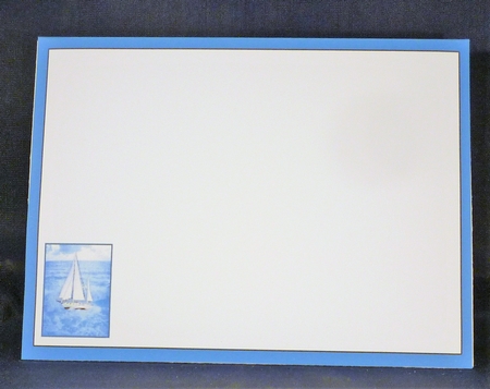 Sailing The Deep Blue Sea 3D Pop Out Concertina Scenic Box Card Kit With Matching Envelope by Michelle Chivers