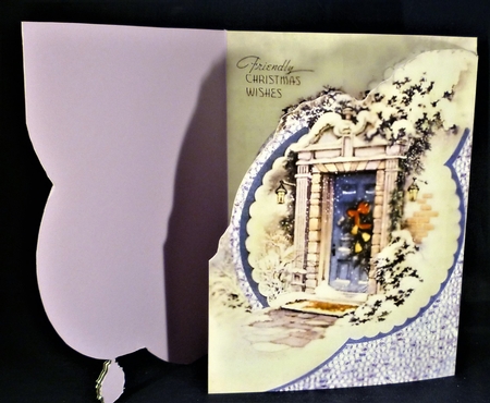 Layered Christmas - Blue Door by Michelle Chivers