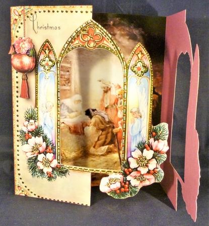 Layered Christmas - Church Window by Michelle Chivers