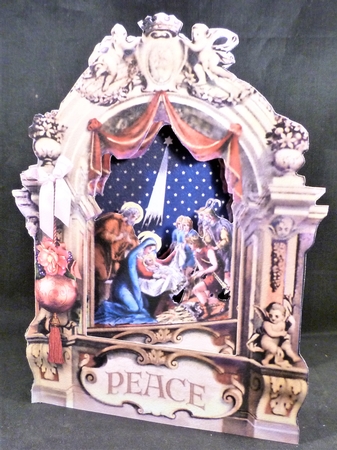 Layered Christmas - Nativity Shaped 2 by Michelle Chivers