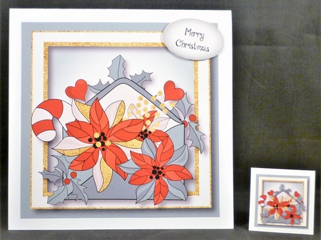 Christmas Glitter - Envelope 8x8 by Michelle Chivers