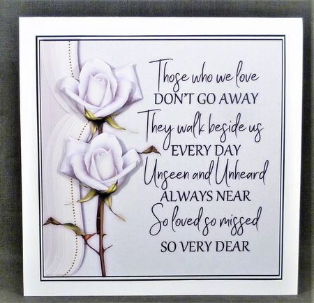 Sympathy Roses &  Verse    by Michelle Chivers
