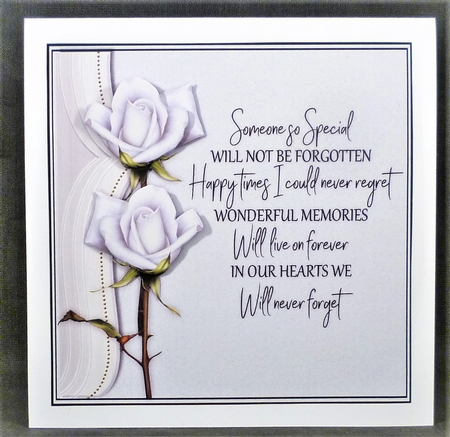 Sympathy Roses &  Verse   3 by Michelle Chivers