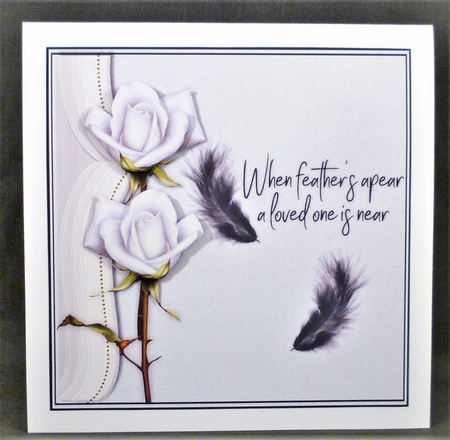 Sympathy Roses &  Verse   4 by Michelle Chivers