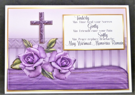 .Sympathy Card & Verse 1 by Michelle Chivers