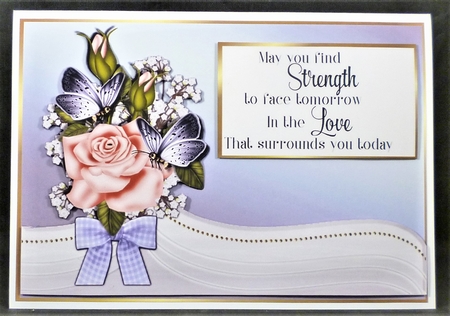 .Sympathy Card & Verse 3 by Michelle Chivers