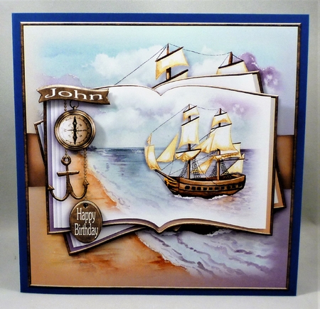 Ship Ahoy!!! Open Book by Michelle Chivers