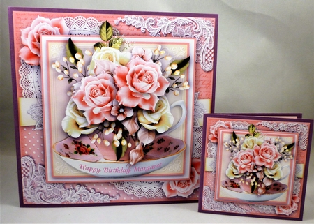 Wedding Rose Teacup  by Michelle Chivers