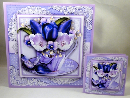 Tulip Teacup by Michelle Chivers