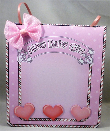 3D Gift Bag Mini Kit - Cute Little New Baby Girl by Michelle Chivers