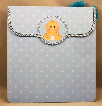 3D Gift Bag Mini Kit - Cute Little Ethnic New Baby Boy by Michelle Chivers