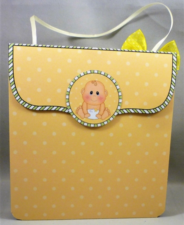 3D Gift Bag Mini Kit - Cute Little New Baby by Michelle Chivers
