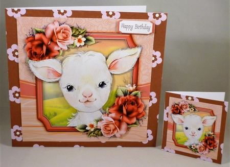 Adorable White Lamb 8x8 Mini Kit by Michelle Chivers