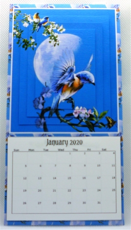 Blue Bird 2 - 2020 Calendar by Michelle Chivers
