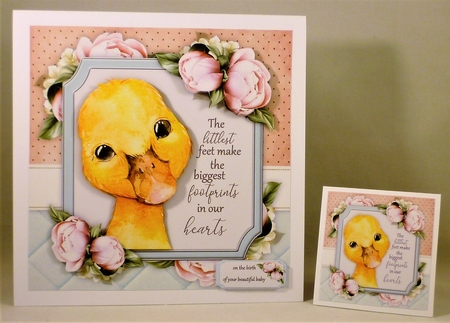 The littlest feet .......... Duckling 8x8 Mini Kit by Michelle Chivers