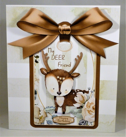 Giant Gift Tag Card - My Deer Friend by Michelle Chivers