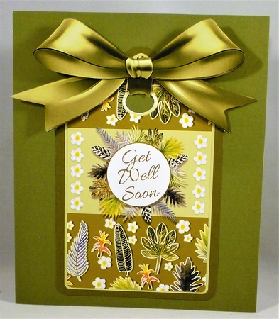 Giant Gift Tag Card - Leaves Galore by Michelle Chivers