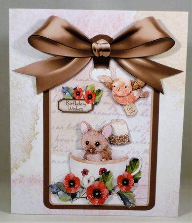 Giant Gift Tag Card - Tea Anyone? by Michelle Chivers