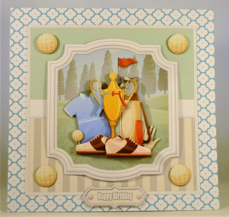 Golf 8x8 4 Page Mini Kit by Michelle Chivers