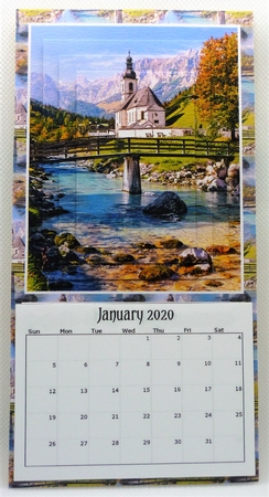 Church over a Brook  2020 Calendar by Michelle Chivers