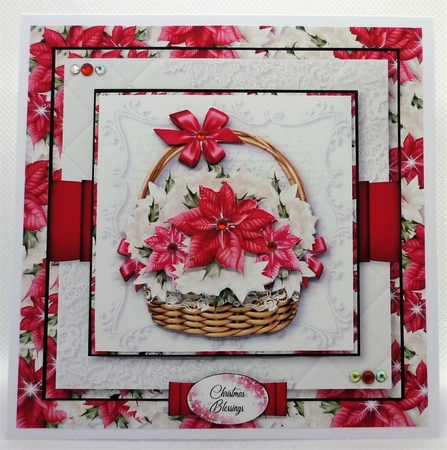 Poinsettia Baskets Bumper Kit by Michelle Chivers
