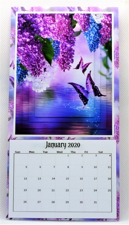 Flkowers and Butterflies 2020 Calendar by Michelle Chivers
