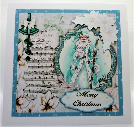 Blue Santa by Michelle Chivers