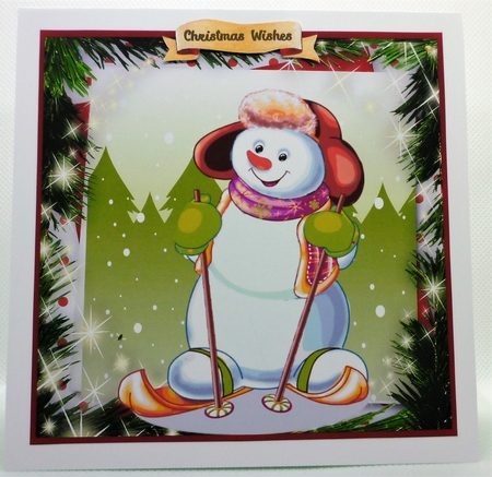 Ski-ing Snowman  by Michelle Chivers