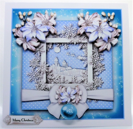 Snowflakes christmas Scene by Michelle Chivers